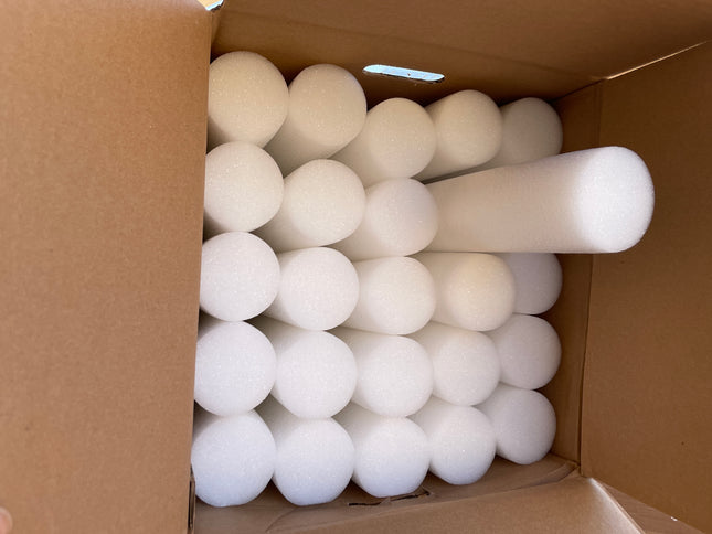 17 Pcs Wholesale Pool Noodles 60in x 3in (White or Black) | Water Noodle