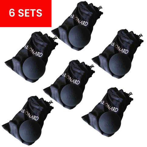 6 Pcs Wholesale Lacrosse Balls with Drawstring Pouch