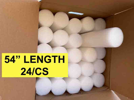 24 Pcs Bulk Wholesale Pool Noodles 54in x 2.75in (White)