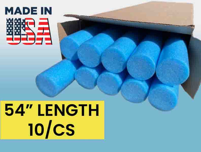 10 Pcs Bulk Wholesale Pool Noodles 54L x 3W | Made in the USA