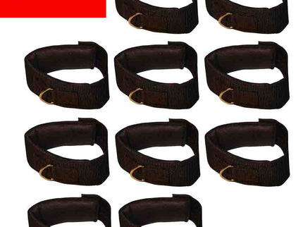10 Pcs Bulk Ankle Cuff Attachment for Resistance Bands | Physical Therapy Wrist Cuff