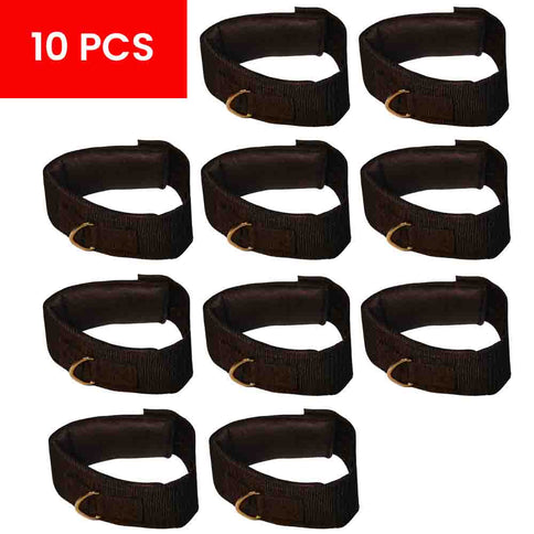 10 Pcs Bulk Ankle Cuff Attachment for Resistance Bands | Physical Therapy Wrist Cuff