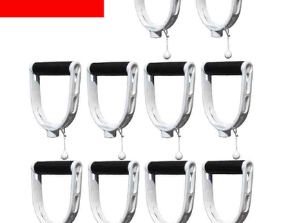 10 Pcs Wholesale Resistance Band and Tubing Handle Attachment (White)