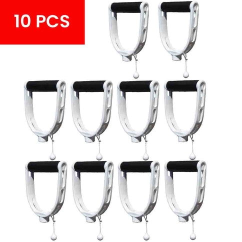 10 Pcs Wholesale Resistance Band and Tubing Handle Attachment (White)