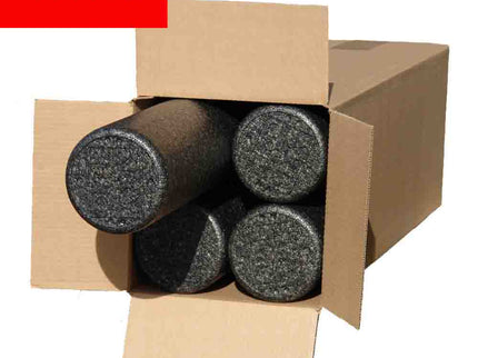4 Pcs Wholesale Foam Rollers | Physical Therapy Black High Density Roller
