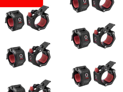 6 Pair Lockjaw Pro Barbell Collars | Wholesale Gym Collars